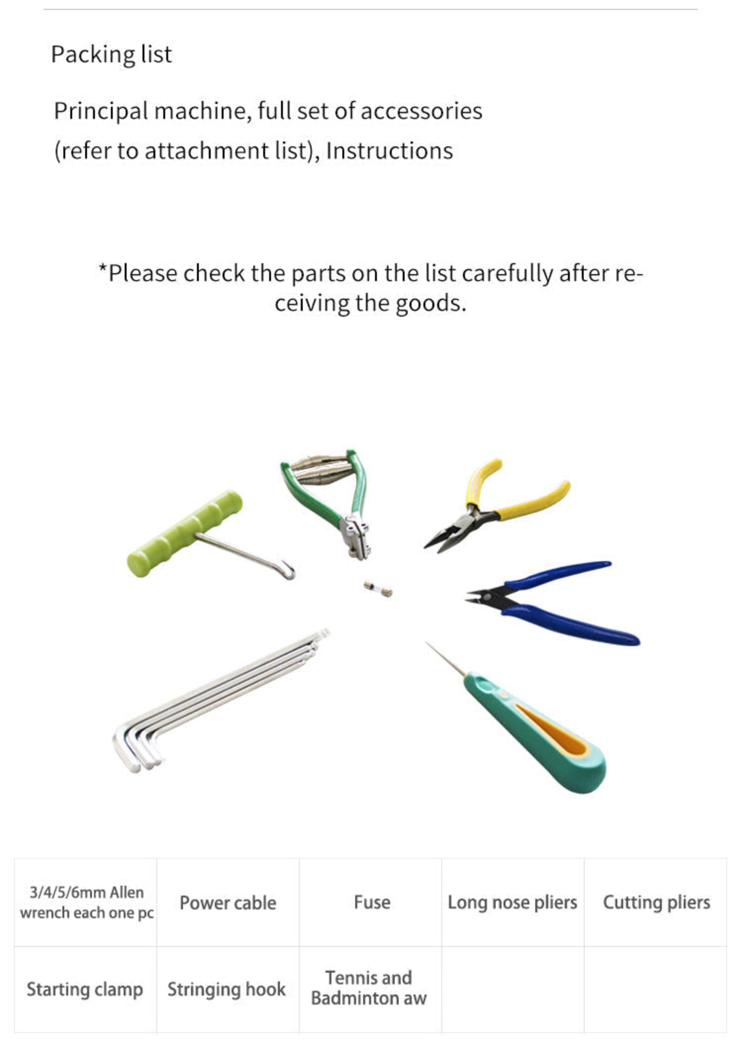 Stringing Machine SS-S3169 (Tennis/Badminton/Squash)