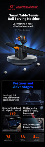 SIBOASI P2300 Table Tennis Ball Machine (SS-P2300)