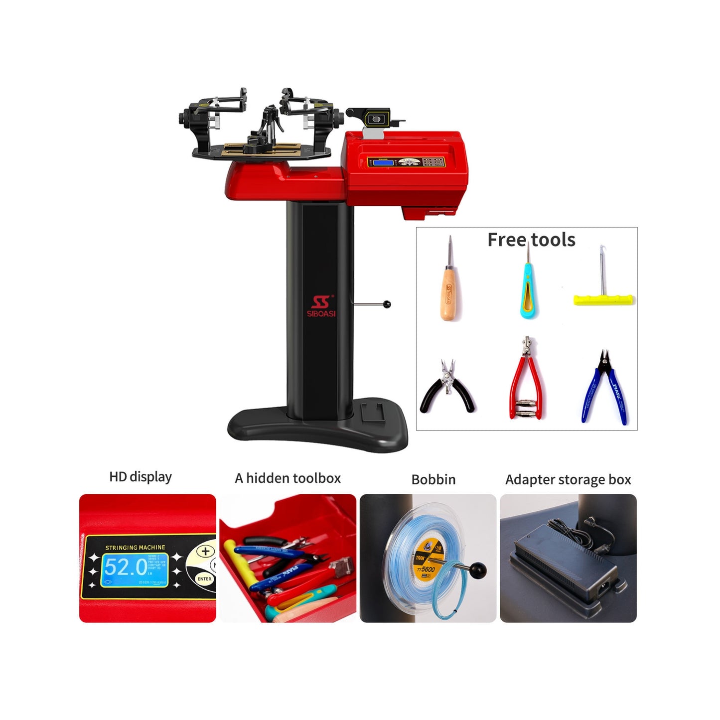 Stringing Machine SS-S6 (Tennis, Badminton, Squash)